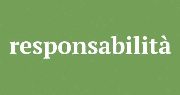 responsabilità